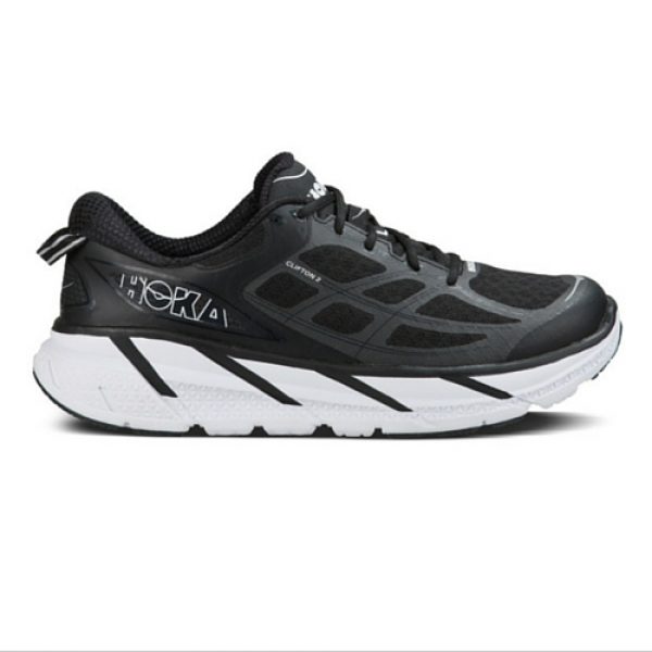 hoka clifton black womens